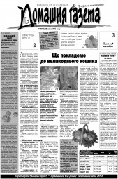 Домашня газета №17 04/2016